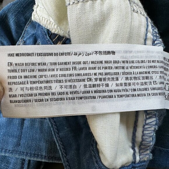 Hollister High Rise Super Skinny Jeans Size 1R Medium Blue Wash Distressed  * - Picture 7 of 8